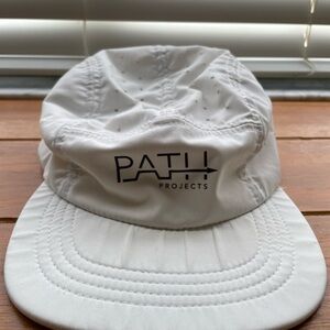 Path Projects White Logo Running Cap